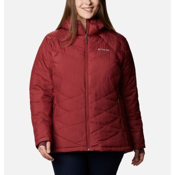 Columbia Jas Dames, Heavenly Hooded Plus Size Rood, 94YOXGPIB